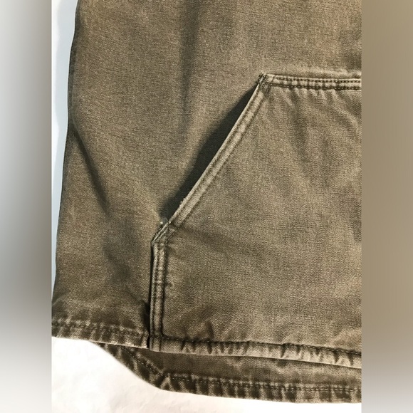 Carhartt Men's XL Brown Sherpa Lined Duck Canvas Vest - Picture 7 of 16